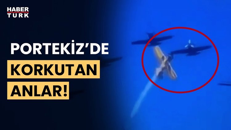 Gösteri uçuşu sırasında felaket 2 uçak çarpıştı! 1 pilot hayatını kaybetti