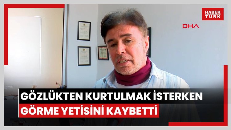 Gözlükten kurtulmak isterken görme yetisini kaybetti