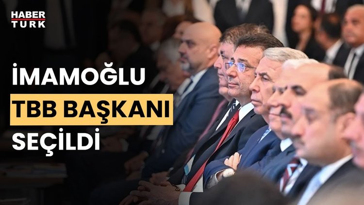 Ekrem İmamoğlu Türkiye Belediyeler Birliği Başkanı seçildi