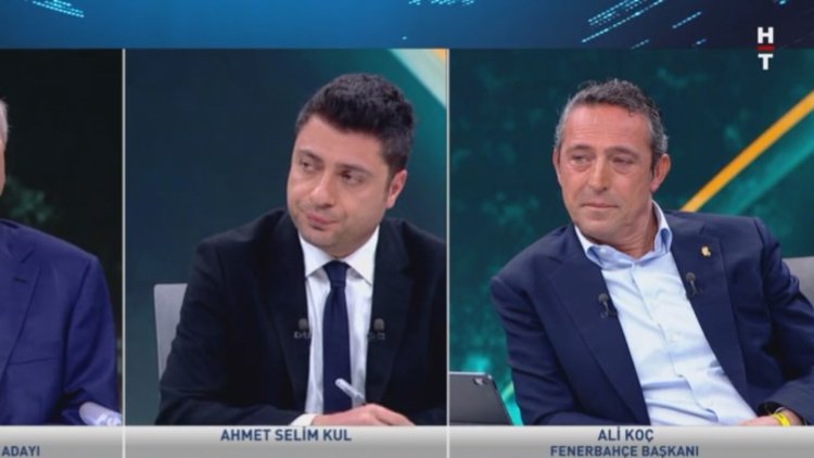 Ali Koç: Ne oldu da bugün buluşalım dediniz