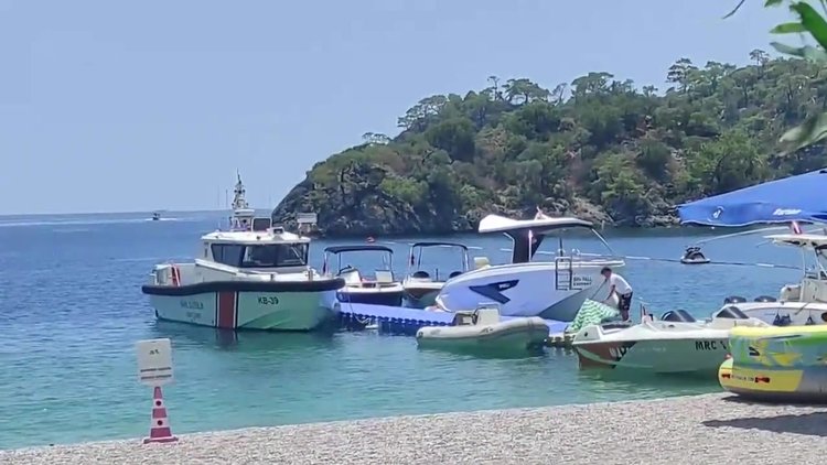 Ukraynalı turiste tekne çarptı