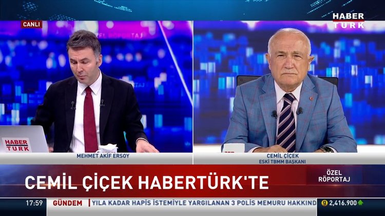 Eski TBMM Başkanı Cemil Çiçek'ten açıklamalar