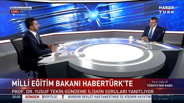 Milli Eğitim Bakanı Yusuf Tekin'den Habertürk'e açıklamalar