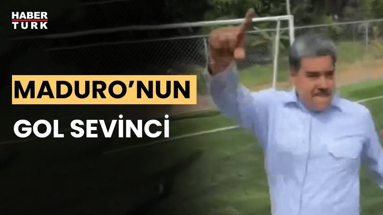 Venezuela Devlet Başkanı çoçuklarla futbol oynadı