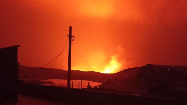 Aydın'da depo yangını