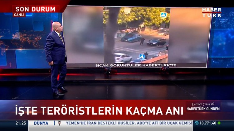 İşte teröristlerin kaçma anı