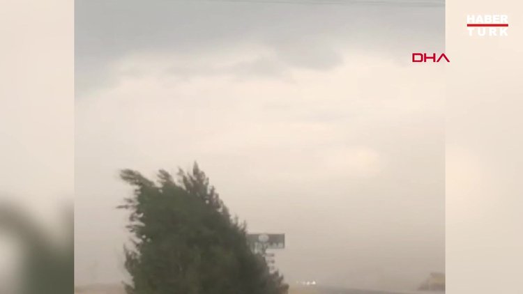 Diyarbakır'da bahçe yangını çıktı, fırtınada da 4 evin çatısı uçtu