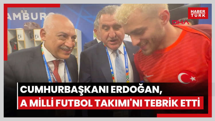 Cumhurbaşkanı Recep Tayyip Erdoğan, A Milli Futbol Takımı'nı tebrik etti