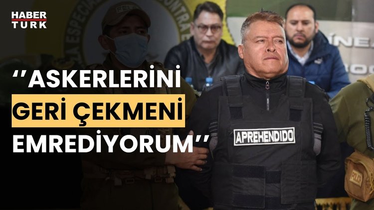 Bolivya'daki en dramatik an... Darbeci generalle yüz yüze tartıştı!
