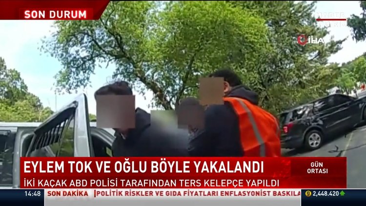 Eylem Tok ve oğlu böyle yakalandı
