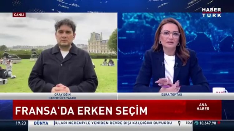 Erken seçim Macron&#039;un sonu mu? Oray Eğin aktardı