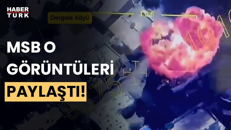 Teröristler köyü ateşe verdi, mühimmat depolarını patlattı!