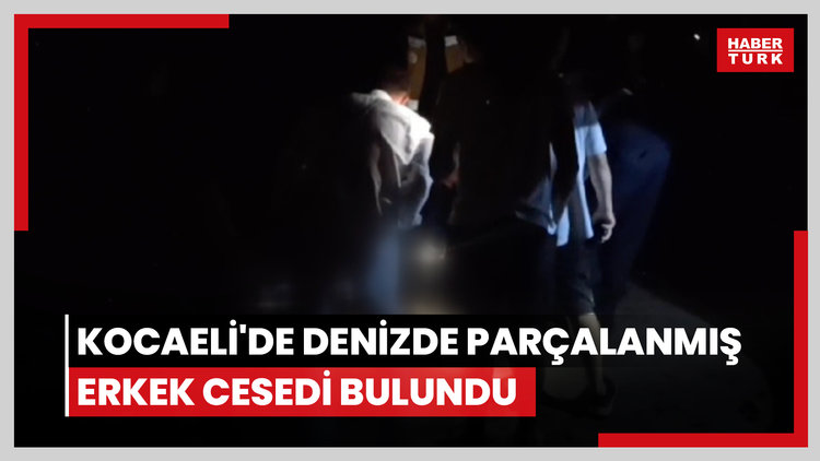 Kocaeli'de denizde parçalanmış erkek cesedi bulundu