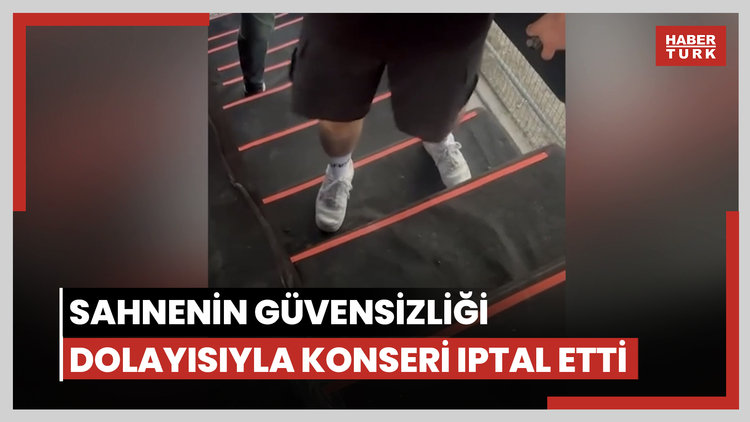 Merve Özbey, sahnenin güvensizliği dolayısıyla konseri iptal etti