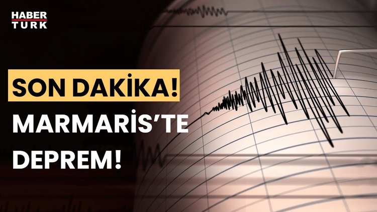 SON DAKİKA: Marmaris'te 4,4 büyüklüğünde deprem meydana geldi!