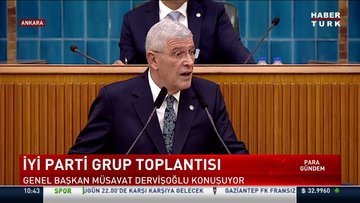 İyi Parti Lideri Dervişoğlu açıklamalarda bulundu