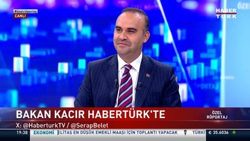 Sanayi ve Teknoloji Bakanı Mehmet Fatih Kacır'dan açıklamalar