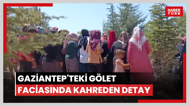 Gaziantep'te gölette boğulan 2'si kardeş 3 kişi toprağa verildi; Deniz'i kurtarmak istemişler