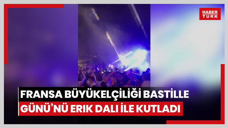 Fransa Büyükelçiliği Bastille Günü'nü erik dalı ile kutladı