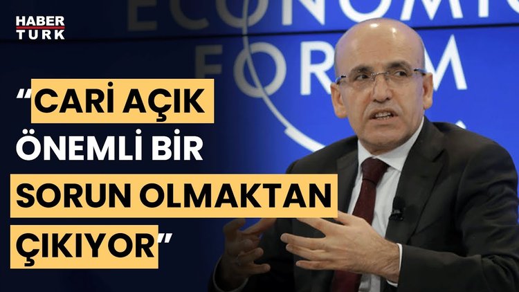 Bakan Mehmet Şimşek&#039;ten cari açık değerlendirmesi