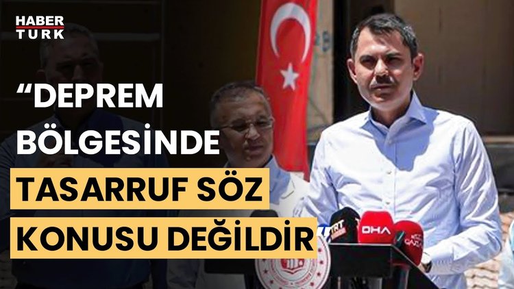 Bakan Kurum deprem bölgesinde incelemelerde bulundu... Deprem konutları ne zaman teslim edilecek?