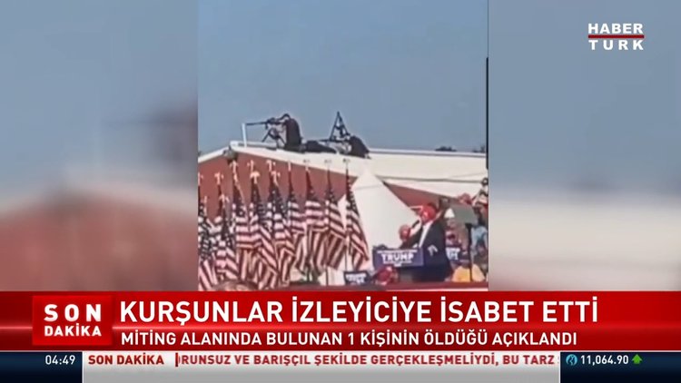 Trump'a saldırı anı