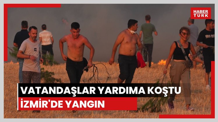 İzmir'de yangın