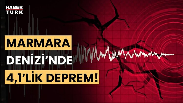 SON DAKİKA: Marmara Adası açıklarında 4,1 büyüklüğünde deprem!