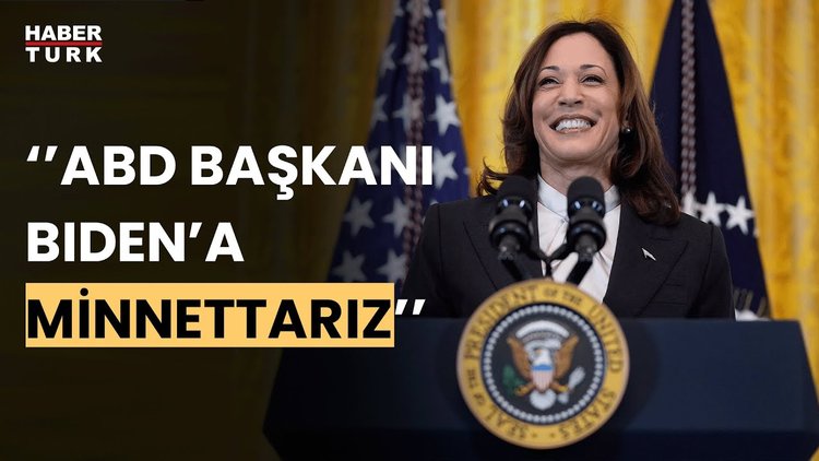 ABD Başkan Yardımcısı Harris&#039;ten Biden&#039;a övgü