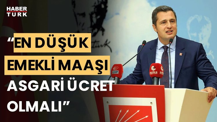 CHP'den emekli maaşı eleştirisi: Emekliye verdiğiniz parayı cebinizden mi veriyorsunuz