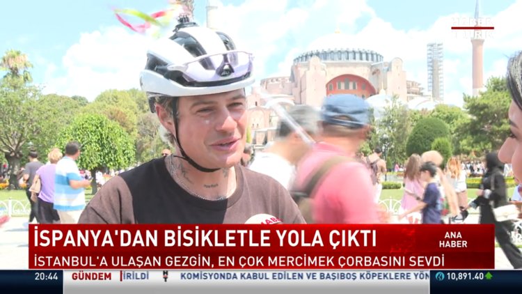 3 bin kilometre yol katederek İstanbul'a geldi