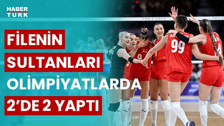 Son Dakika: Filenin Sultanları 2&#039;de 2 yaptı! Filenin Sultanları çeyrek finali garantiledi!