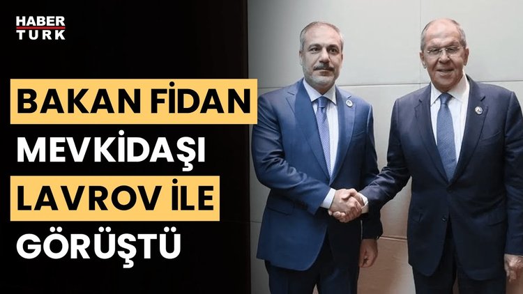 Dışişleri Bakanı Fidan Viyentiyan'da Rus mevkidaşı Lavrov ile görüştü