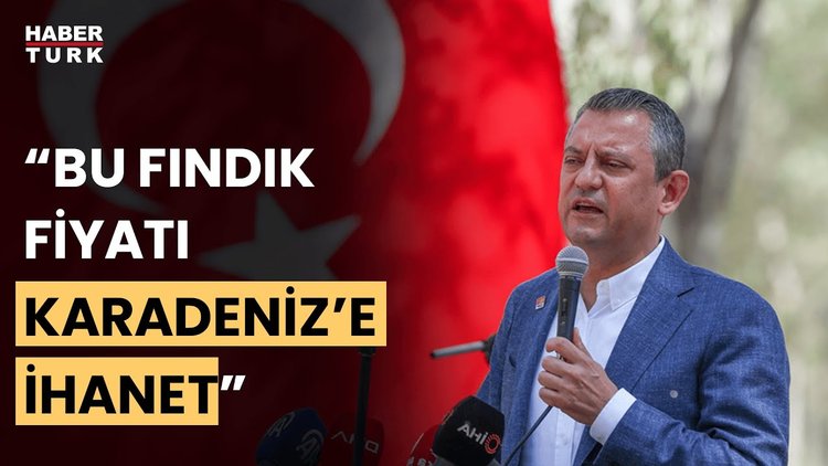 Özgür Özel: Açıklanan fındık fiyatı üreticiye ve fındıkla yaşayan kentlere ihanettir