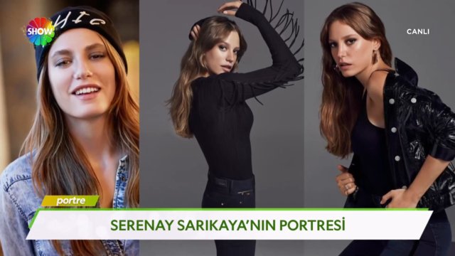 Serenay Sarıkaya'nın portresi!