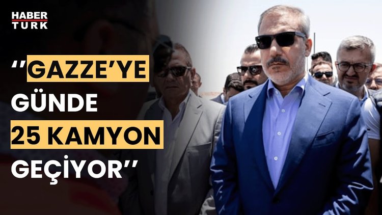 Hakan Fidan: Refah Sınır Kapısı trafiğe kapatılmış durumda