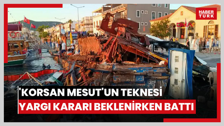 'Korsan Mesut'un teknesi yargı kararı beklenirken battı