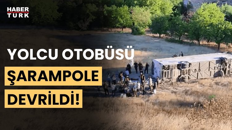 SON DAKİKA: Malatya&#039;da yolcu otobüsünün devrilmesi sonucu 11 kişi yaralandı!