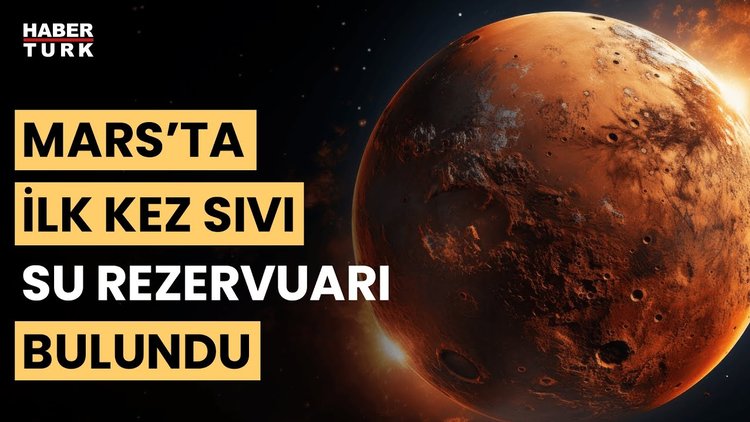 Mars&#039;taki kayalıkların içinde sıvı su rezervuarı bulundu!