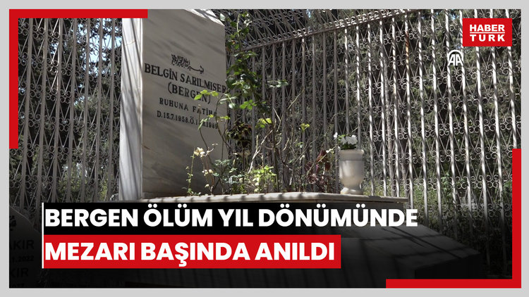 Bergen ölüm yıl dönümünde mezarı başında anıldı