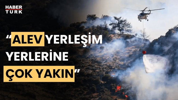 İzmir&#039;de alevler evlere ulaştı! İzmir Valisi Elban: Vatandaşlar tahliye edildi, bazı evler yandı