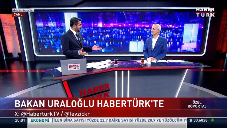 Bakan Uraloğlu'ndan Habertürk'e açıklamalar