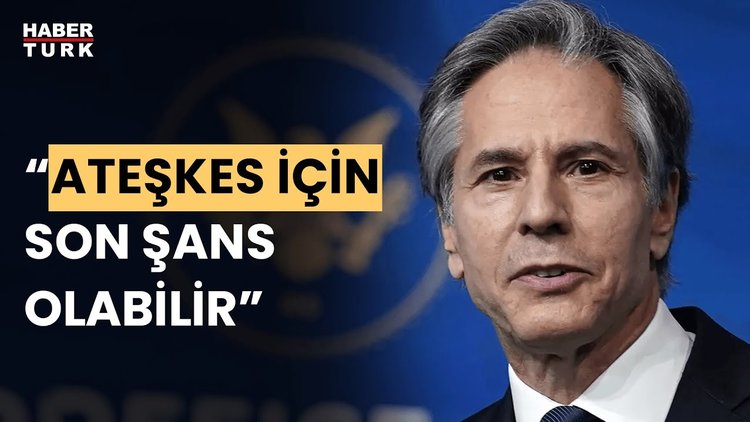 ABD Dışişleri Bakanı Blinken İsrail&#039;de konuştu