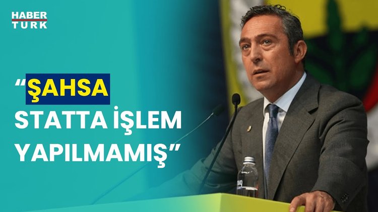 Fenerbahçe Başkanı Ali Koç yaşanan olayla ilgili konuştu