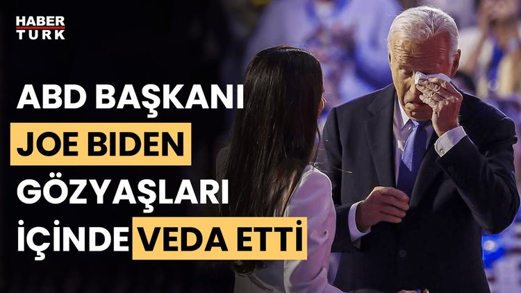 Biden, gözyaşları içinde Demokrat Parti’ye veda etti