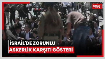 İsrail'de zorunlu askerlik karşıtı gösteri