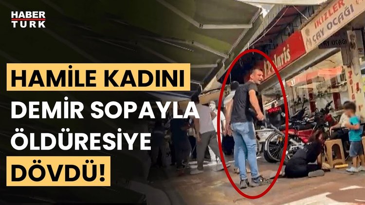 Manisa&#039;da sokakta kadına şiddet: Dakikalarca müdahale eden olmadı!