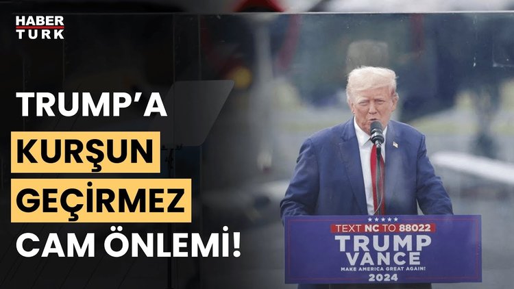 Trump suikast girişimi sonrası ilk mitingini yaptı: Kurşun geçirmez camın ardında konuştu!