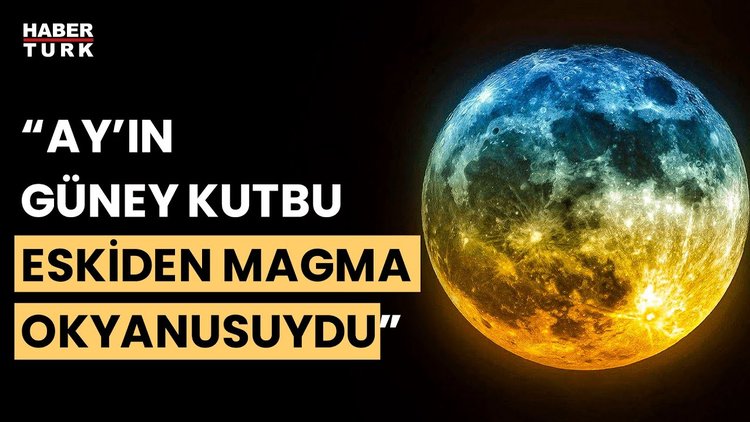 Ay&#039;ın güney kutbu, oluşum döneminde bir magma okyanusuyla kaplıydı