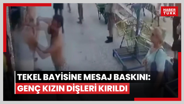 Tekel bayisine mesaj baskını: Genç kızın dişleri kırıldı